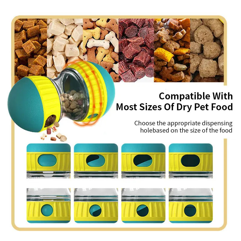 Interactive Dog Toy for Small Medium Large Dogs Cats Treat Dispenser Leaking Food Slow Feeder Pets Ball Toys Labrador Supplies