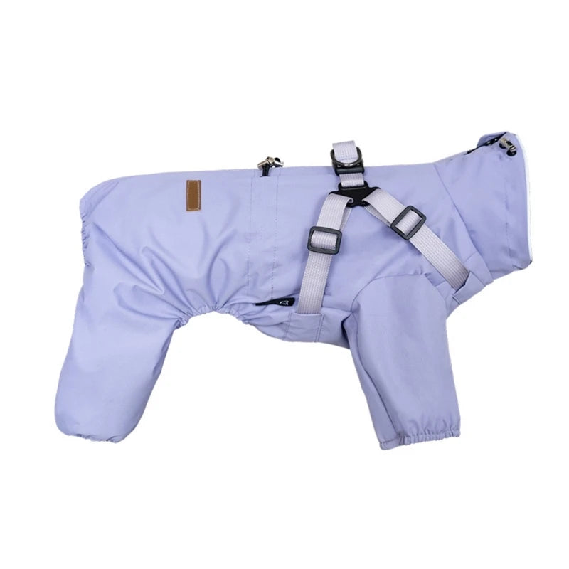 Pet Dog Raincoats Suitable for Large, and Small Dog Clothes Windproof and Waterproof Puppy Rainwear A0KF