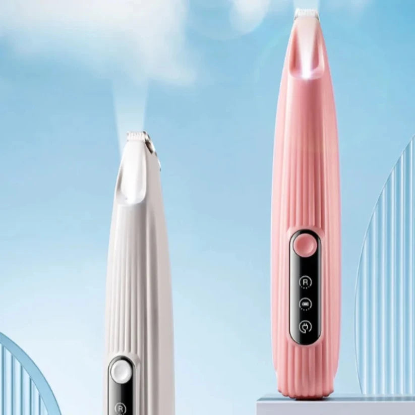 Professional Dog Grooming Clippers & LED Light LCD Display 18mm Wide Blade for Paw Trimming Low Noise Cordless Pet Hair Trimmer