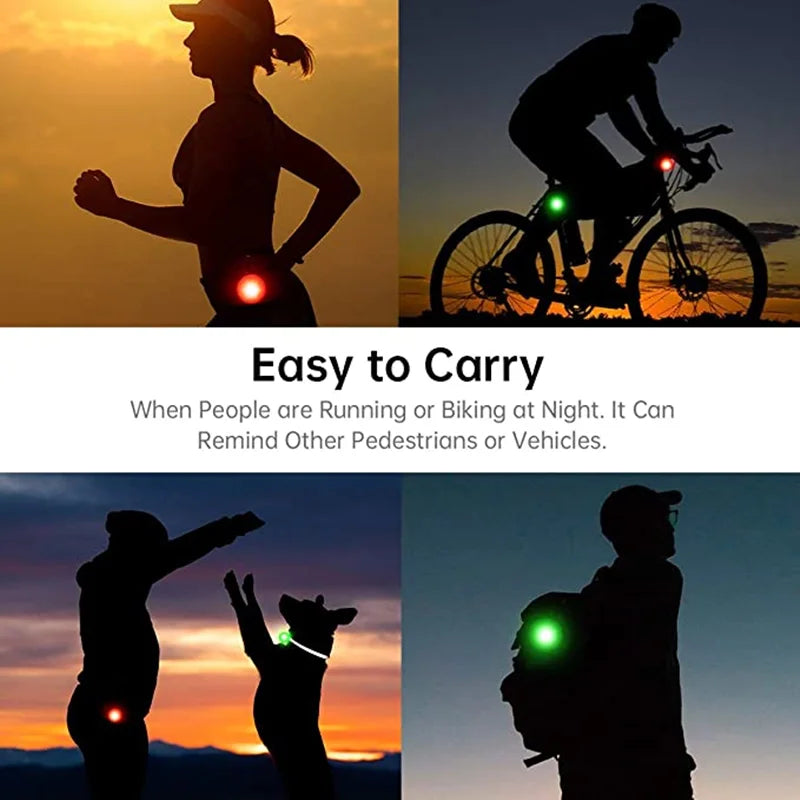 Rechargeable LED Dog Collar Pendant – USB Luminous Pet Light for Night Safety and Decoration