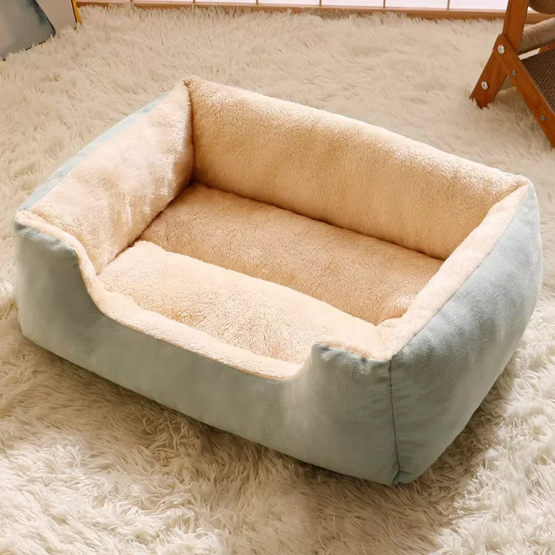 Cat and dog bed, washable all year round, bite-proof for small and medium-sized dogs