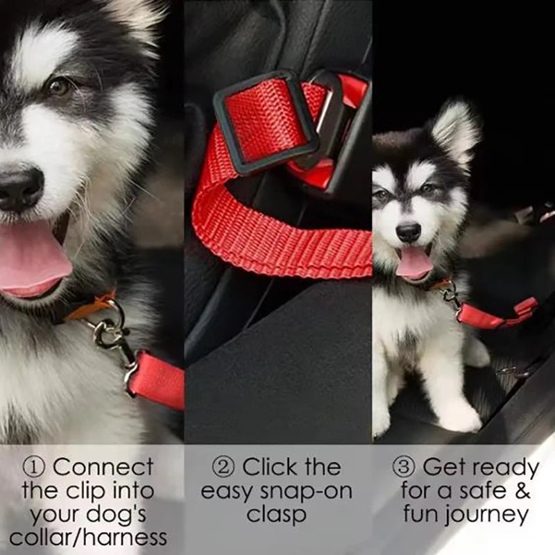 Dog seat belts hot sale pet car seat belt retractable leash dog carrier safety convenient dog leash supplies