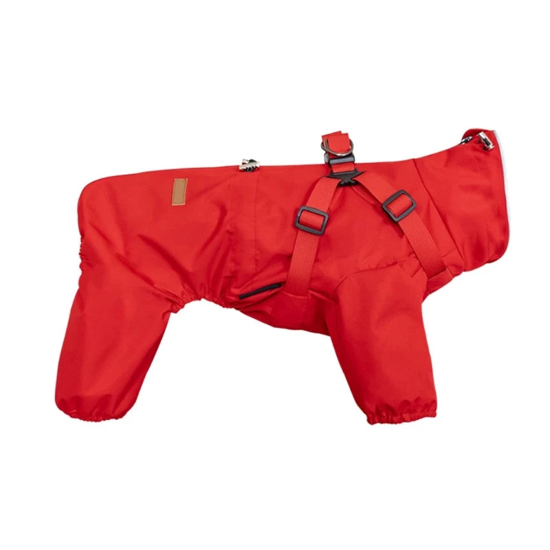 Pet Dog Raincoats Suitable for Large, and Small Dog Clothes Windproof and Waterproof Puppy Rainwear A0KF