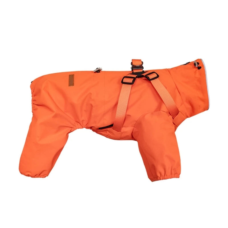 Pet Dog Raincoats Suitable for Large, and Small Dog Clothes Windproof and Waterproof Puppy Rainwear A0KF