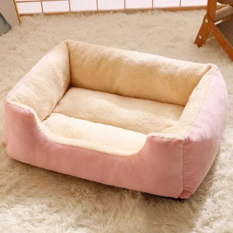 Cat and dog bed, washable all year round, bite-proof for small and medium-sized dogs