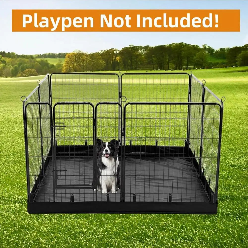 Dog Playpen Mat Indoor Cat Fence Pad Oxford Cloth Washable Puppy Dog Pee Pad Waterproof Whelping Training Pet Mat for Playpen