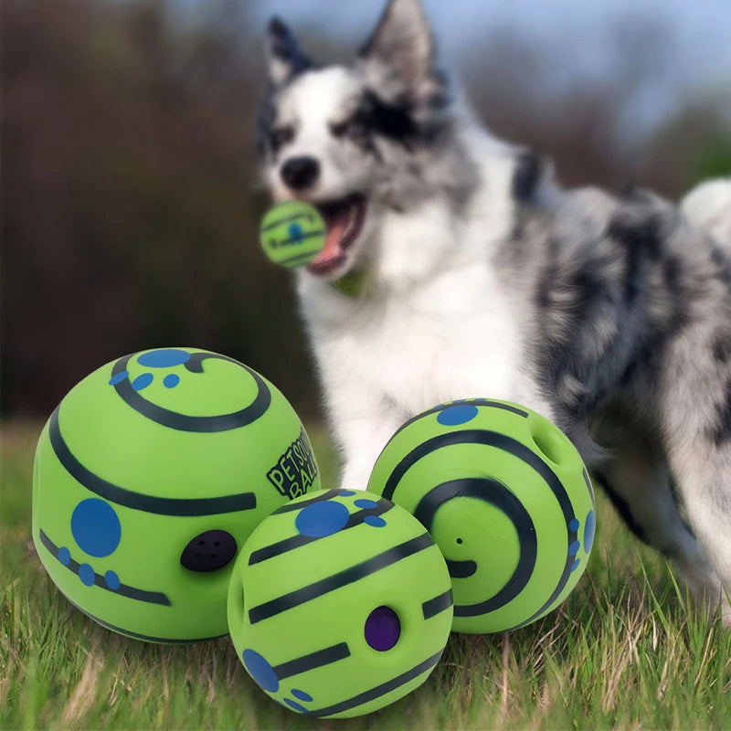 Super Sale Dog Toy Wobble Wag Giggle Ball Interactive Dog Attention Toy Fun Giggle Sounds When Rolled or Shaken Pets Know Best