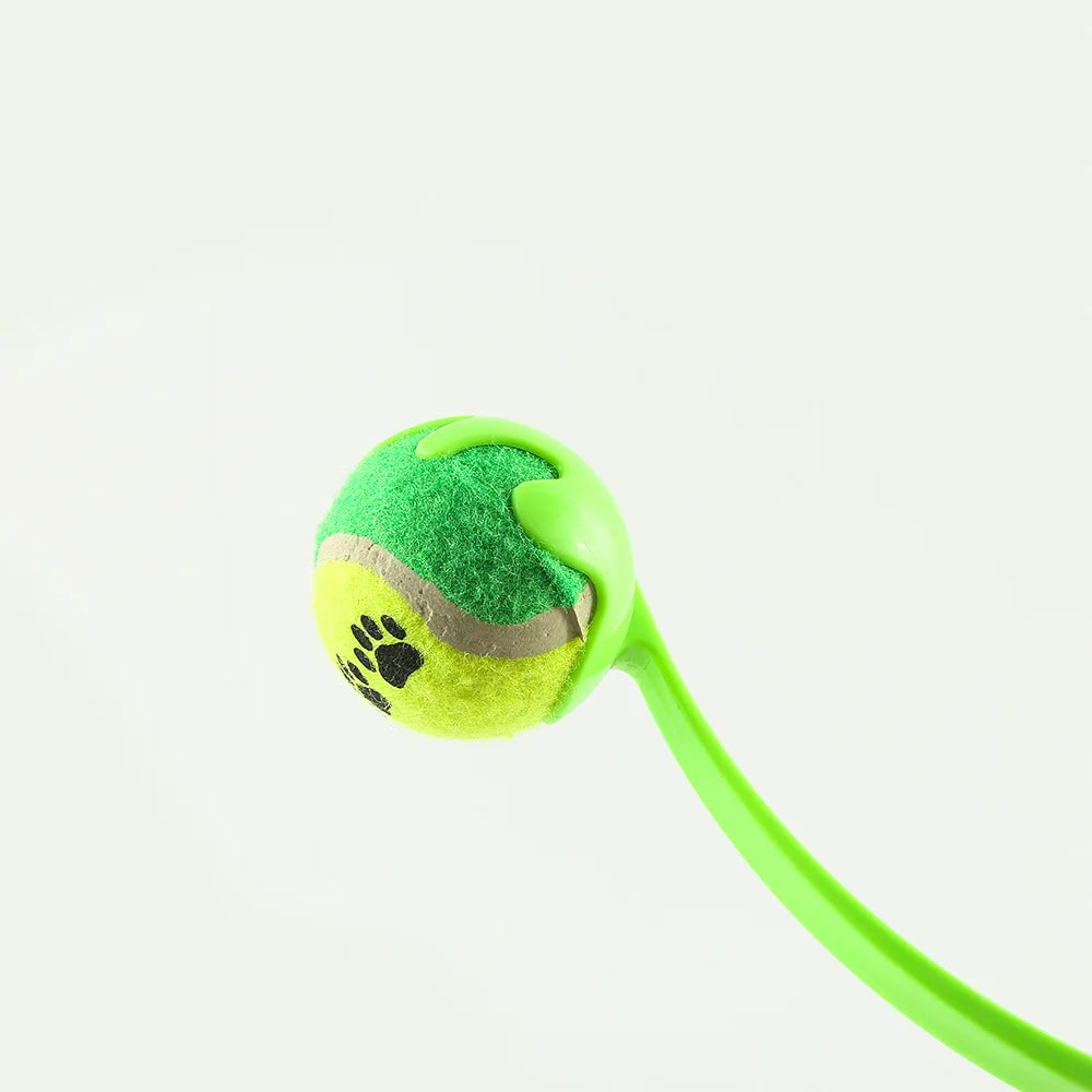 Dog Outdoor Tennis Training Ball Thrower Interactive Toy