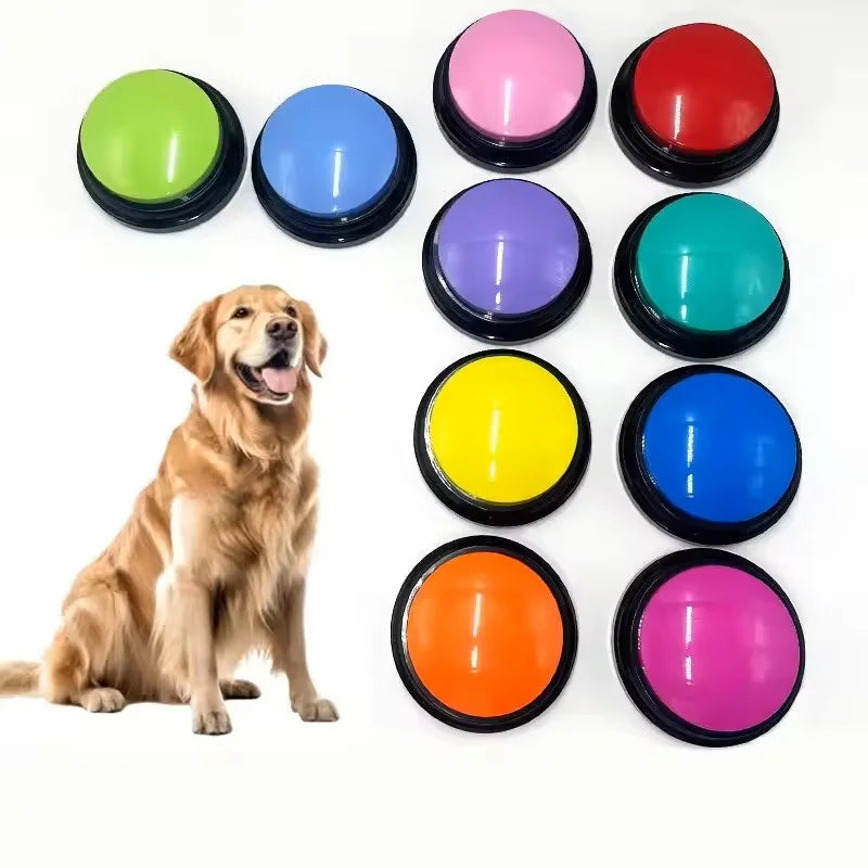 Recordable Pet Communication Buttons – Travel Toy Set for Dogs and Cats