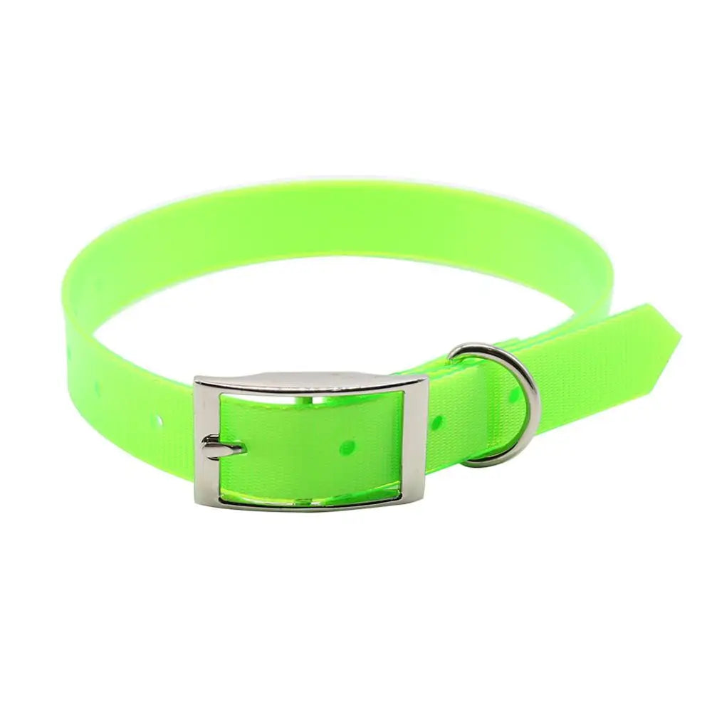 Petshop Dog collar TPU+Nylon waterproof deodorant Resistant dirt Easy clean collars 7 Colors for small big dog accessories