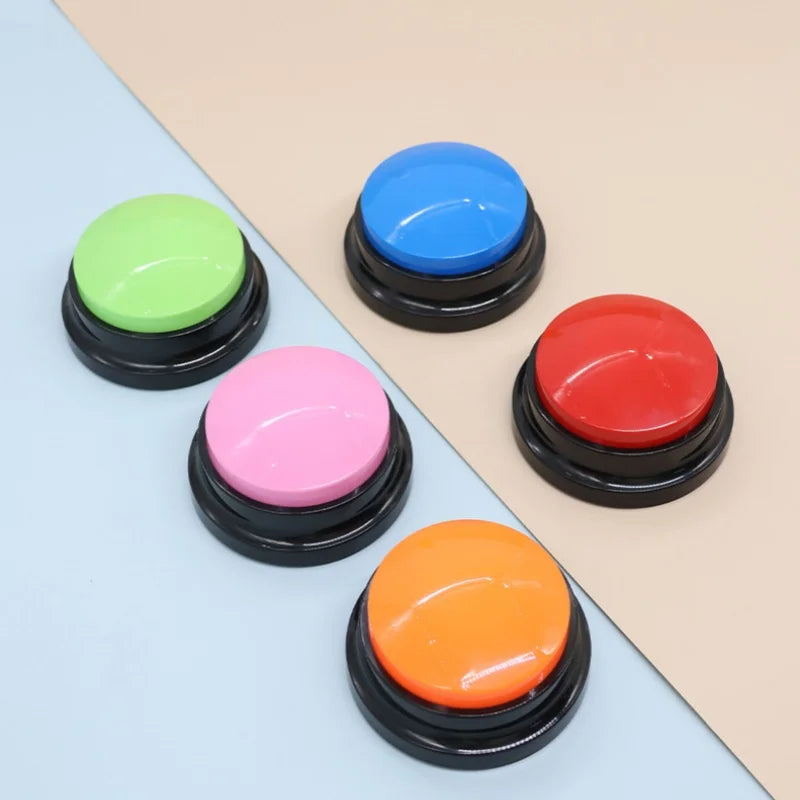 Recordable Pet Communication Buttons – Travel Toy Set for Dogs and Cats