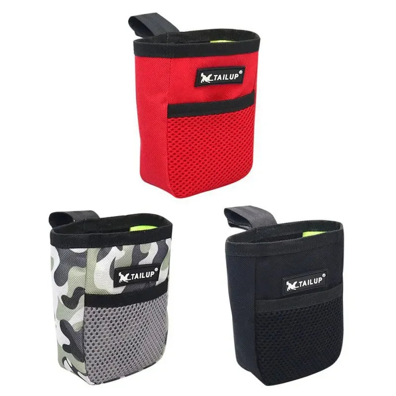 Voford Outdoor Training Dog Snack Bag Portable Large Capacity Puppy Reward Bags Waist Bag Strong Wear Durable Pet Supplies