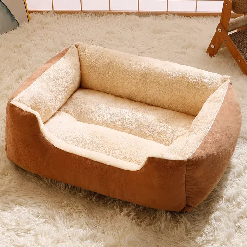 Cat and dog bed, washable all year round, bite-proof for small and medium-sized dogs