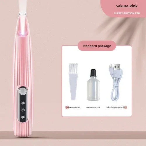 Professional Dog Grooming Clippers & LED Light LCD Display 18mm Wide Blade for Paw Trimming Low Noise Cordless Pet Hair Trimmer