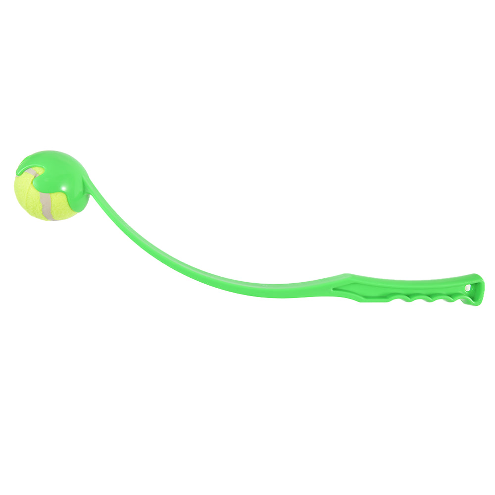 Dog Outdoor Tennis Training Ball Thrower Interactive Toy