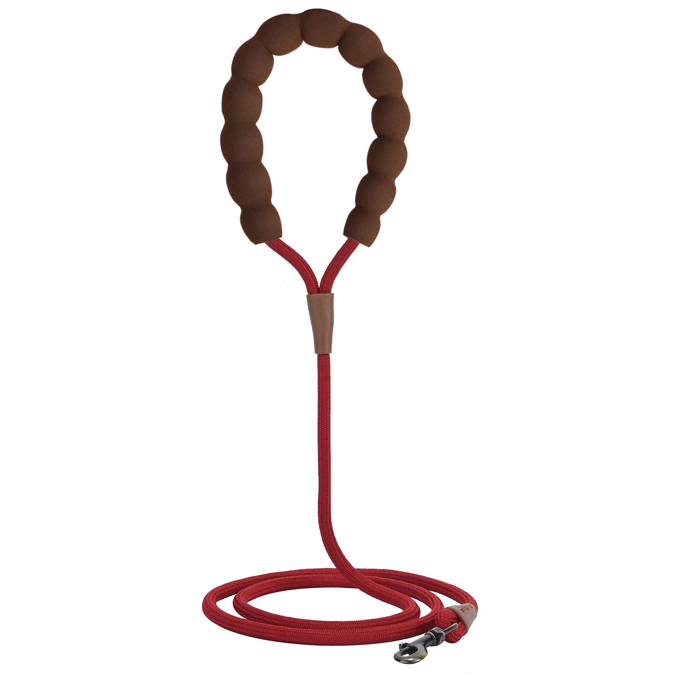 LL039--pet dog leash, 1.5-meter high density rope, soft handle, alloy buckle.