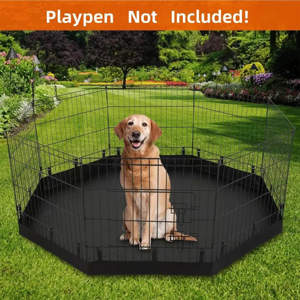 Dog Playpen Mat Indoor Cat Fence Pad Oxford Cloth Washable Puppy Dog Pee Pad Waterproof Whelping Training Pet Mat for Playpen