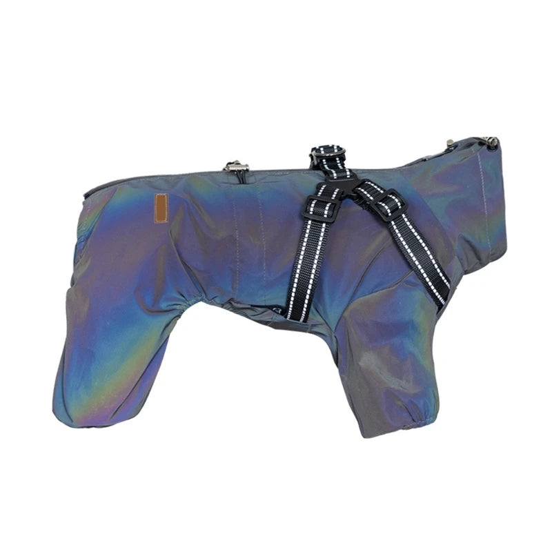 Pet Dog Raincoats Suitable for Large, and Small Dog Clothes Windproof and Waterproof Puppy Rainwear A0KF