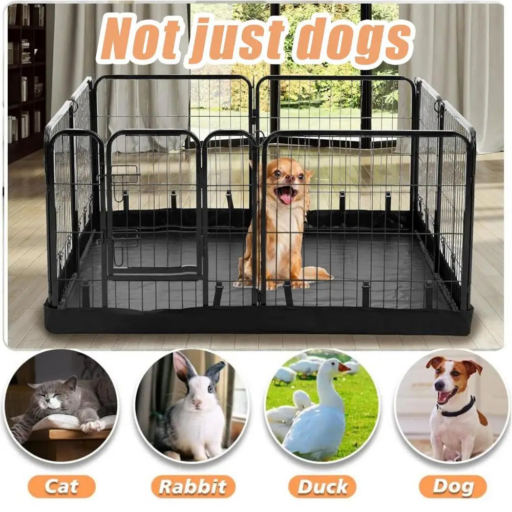 Dog Playpen Mat Indoor Cat Fence Pad Oxford Cloth Washable Puppy Dog Pee Pad Waterproof Whelping Training Pet Mat for Playpen