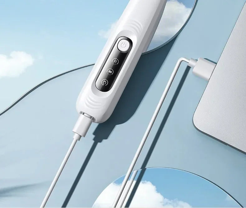 Professional Dog Grooming Clippers & LED Light LCD Display 18mm Wide Blade for Paw Trimming Low Noise Cordless Pet Hair Trimmer