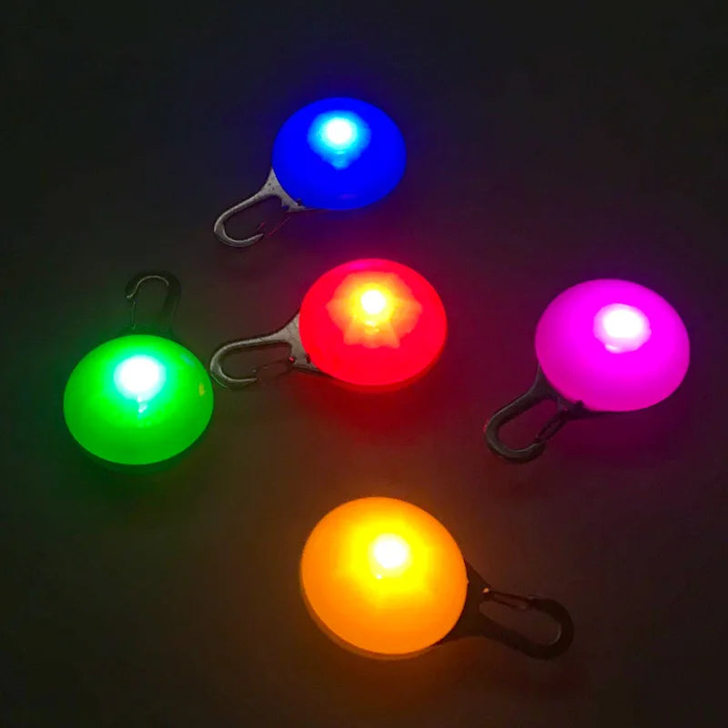 Rechargeable LED Dog Collar Pendant – USB Luminous Pet Light for Night Safety and Decoration