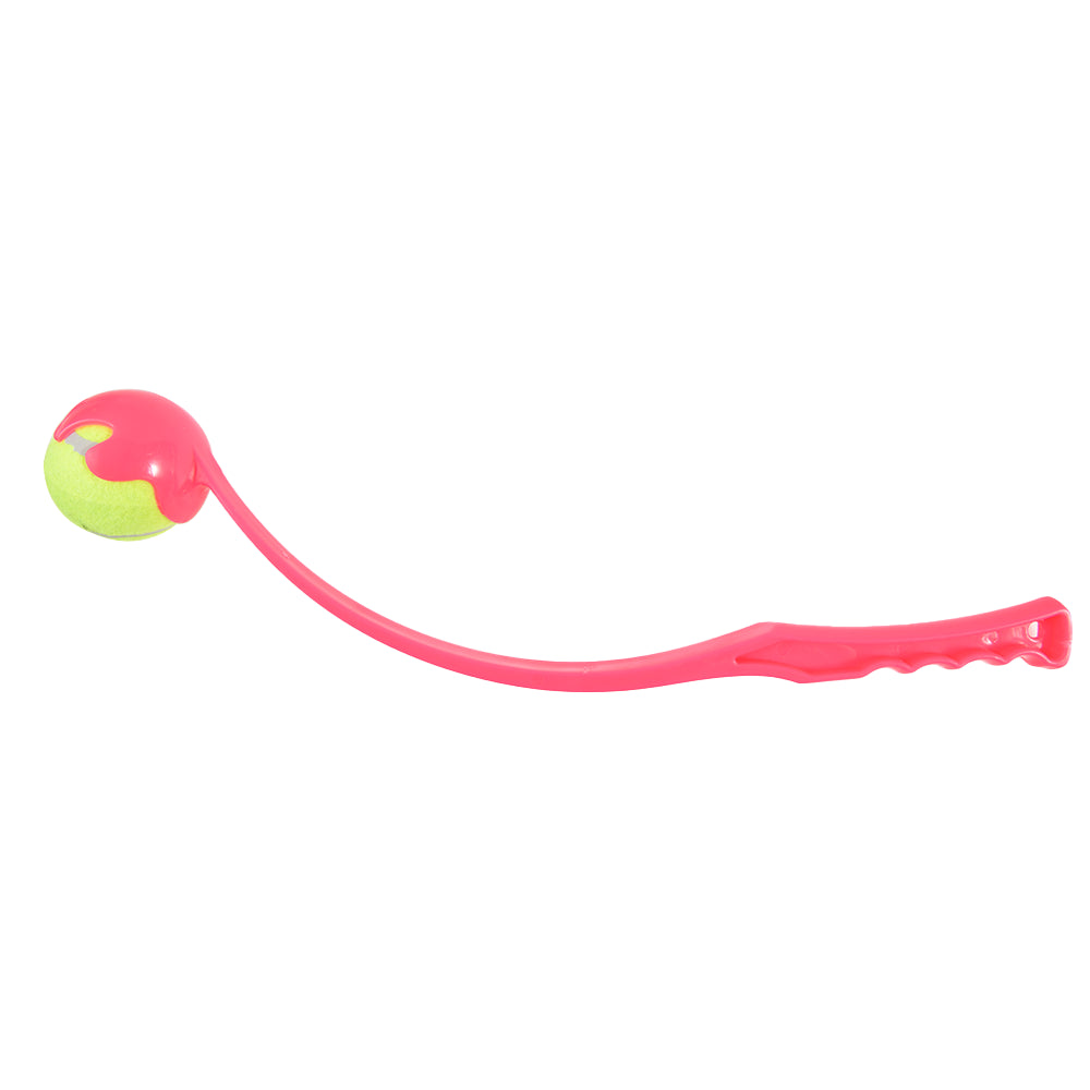 Dog Outdoor Tennis Training Ball Thrower Interactive Toy