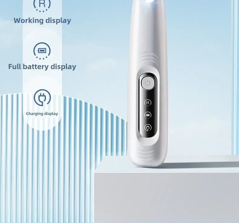 Professional Dog Grooming Clippers & LED Light LCD Display 18mm Wide Blade for Paw Trimming Low Noise Cordless Pet Hair Trimmer